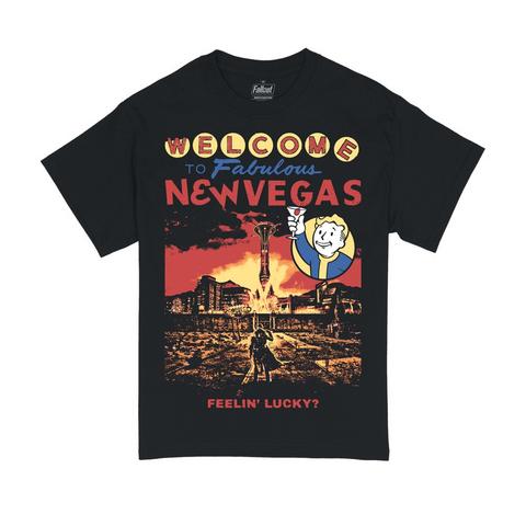 Fallout: New Vegas Unisex Short Sleeve Graphic T-Shirt Exclusivité Games Zone